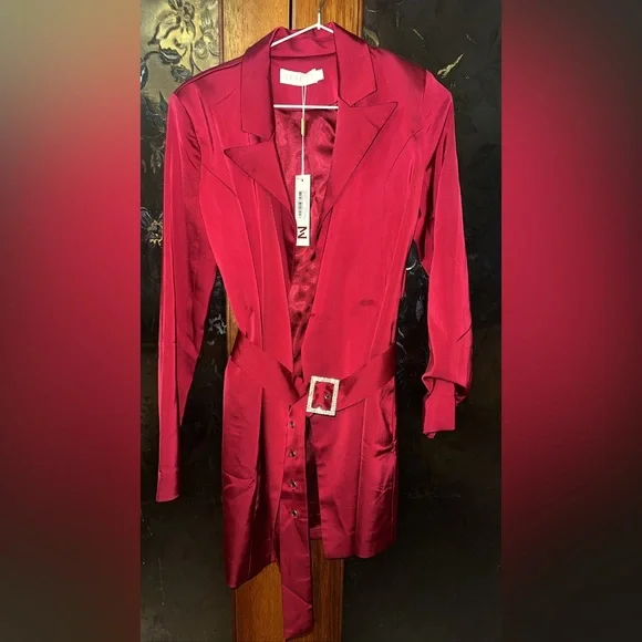 BNWT Meshki Blazer Dress w/Belt - Picture 1 of 10